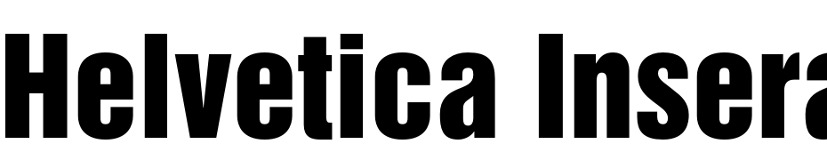 Helvetica Inserat LT Std Roman Font Download Free